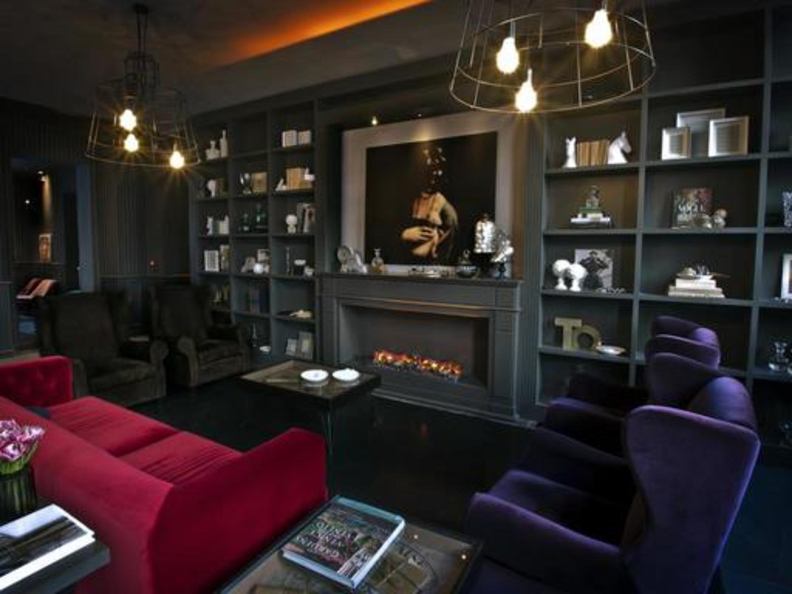 Fifty House Cellini Hotel Milan Exterior photo The interior of the salon